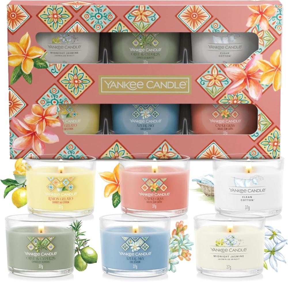 Geschenkset mit 6 Votivkerzen